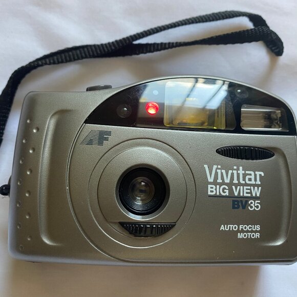 Vivitar Big View BV35 35mm Film Camera Point & Shoot Auto Focus Working Vintage - Picture 5 of 6